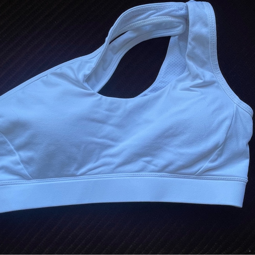 White Sports Bra
